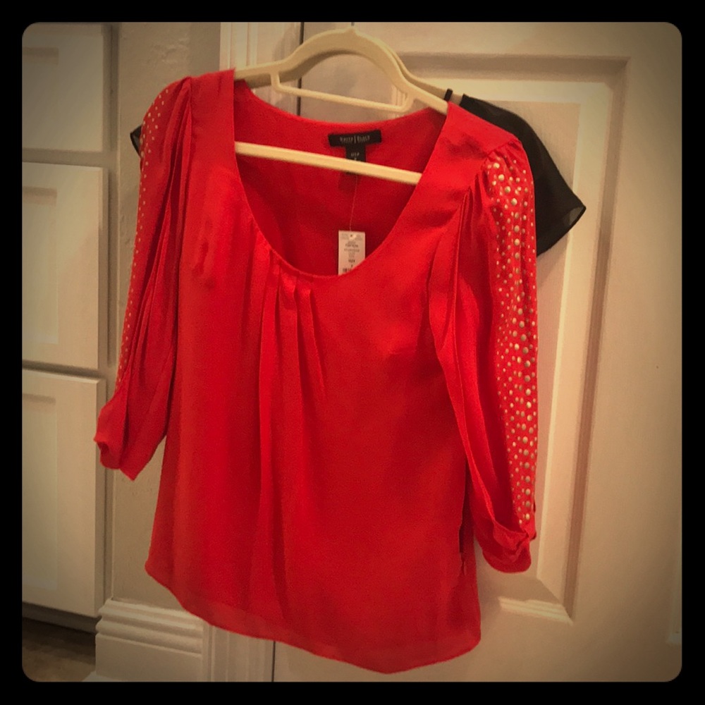 WHBM SILK blouse